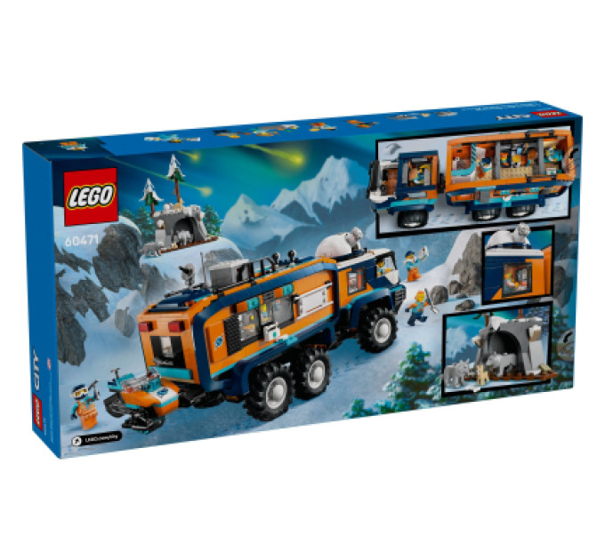 LEGO Конструктор LEGO City Арктична дослідна вантажівка з науковою лабораторією (60471)