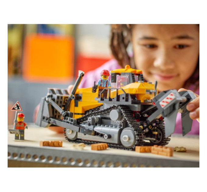 LEGO Конструктор LEGO City Жовтий бульдозер (60466)
