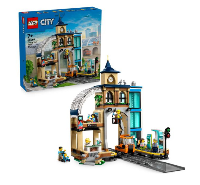LEGO Конструктор LEGO City Центральний залізничний вокзал (60469)