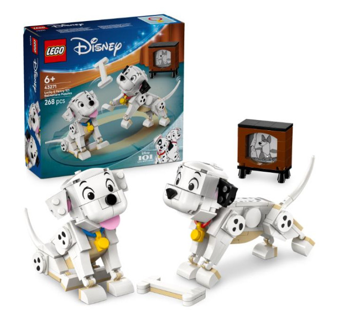 LEGO Конструктор LEGO Disney Лакі та Пенні. 101 далматинець (43271)