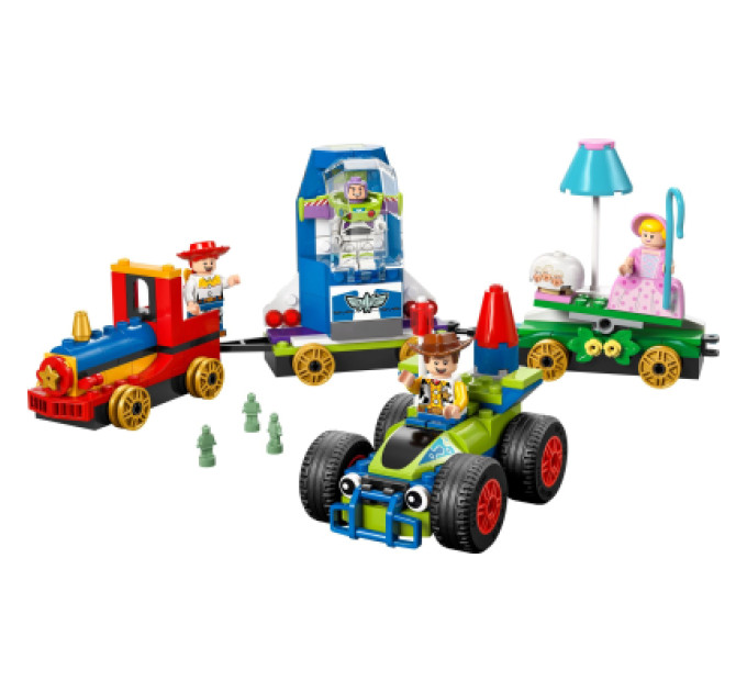 LEGO Конструктор LEGO Disney та Pixar Святкування з Історії іграшок: поїзд та авто для гонок (43264)
