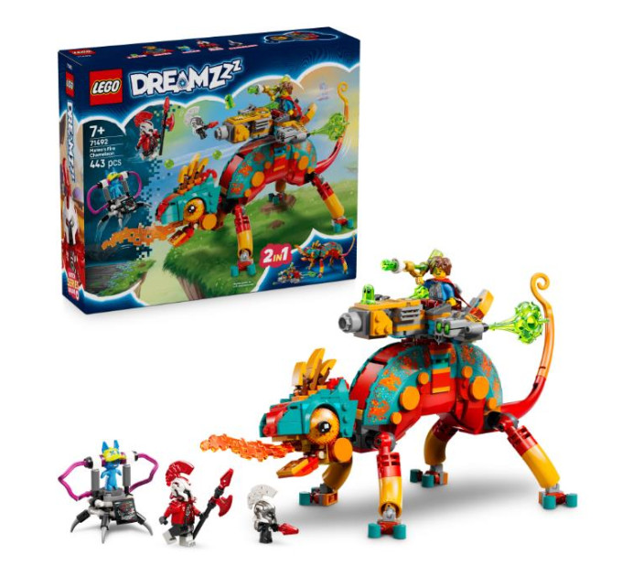 LEGO Конструктор LEGO DREAMZzz Вогняний хамелеон Матео (71492)