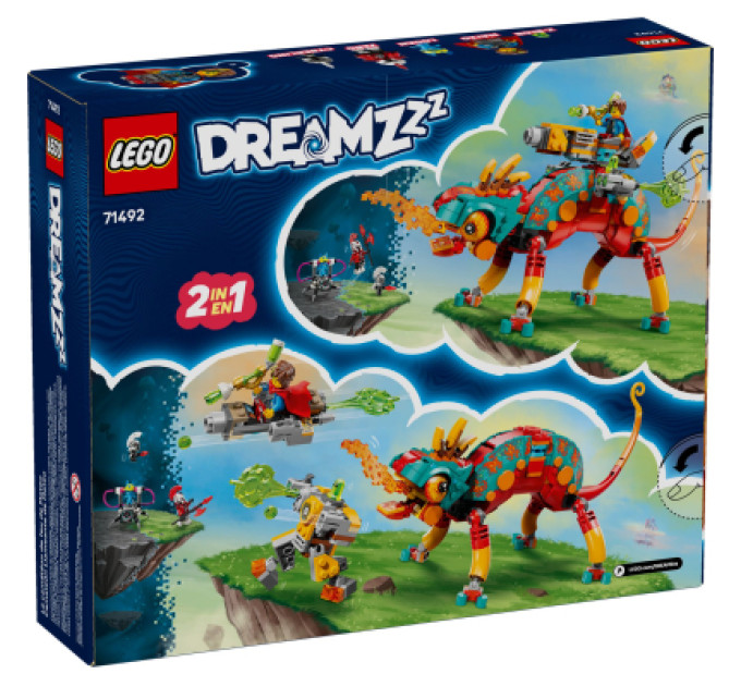 LEGO Конструктор LEGO DREAMZzz Вогняний хамелеон Матео (71492)
