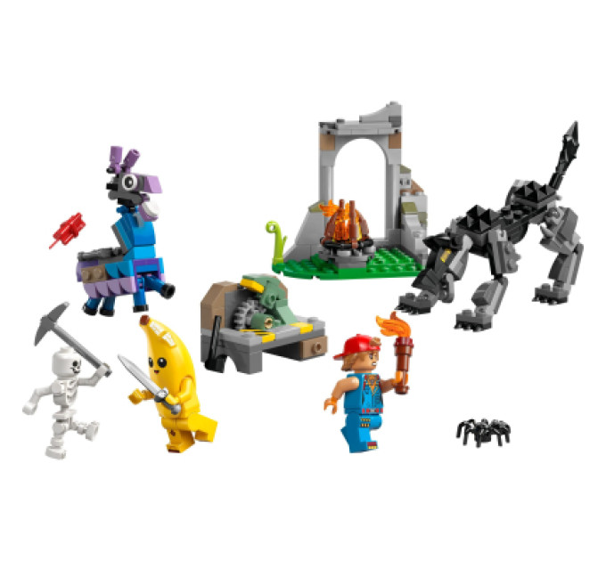 LEGO Конструктор LEGO Fortnite Табір Peely та Sparkplug (77075)