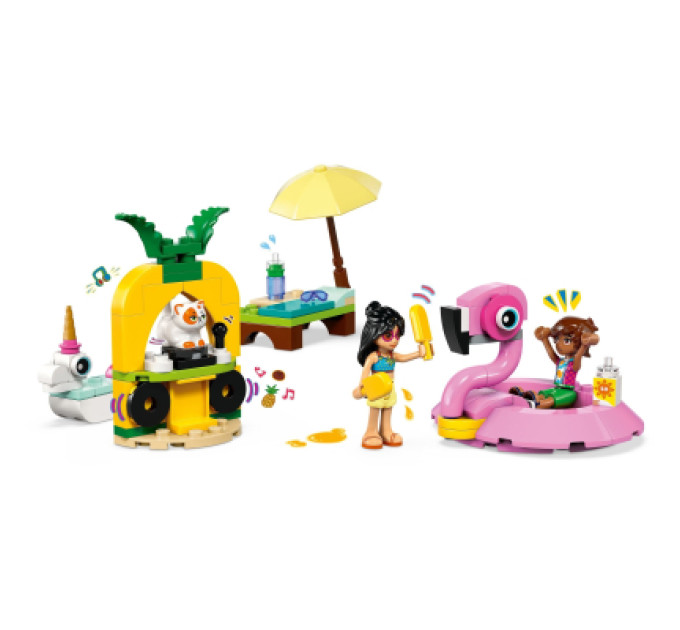 LEGO Конструктор LEGO Friends Вечірка єдинорога та фламінго біля басейну (42658)