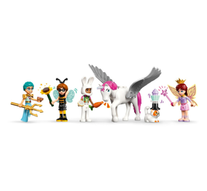 LEGO Конструктор LEGO Friends Костюмована вечірка з єдинорогом та феєю (42661)