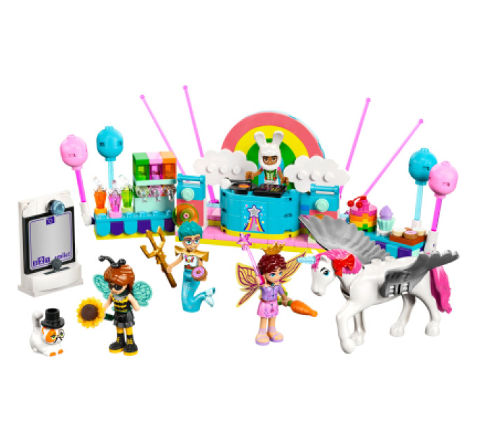LEGO Конструктор LEGO Friends Костюмована вечірка з єдинорогом та феєю (42661)