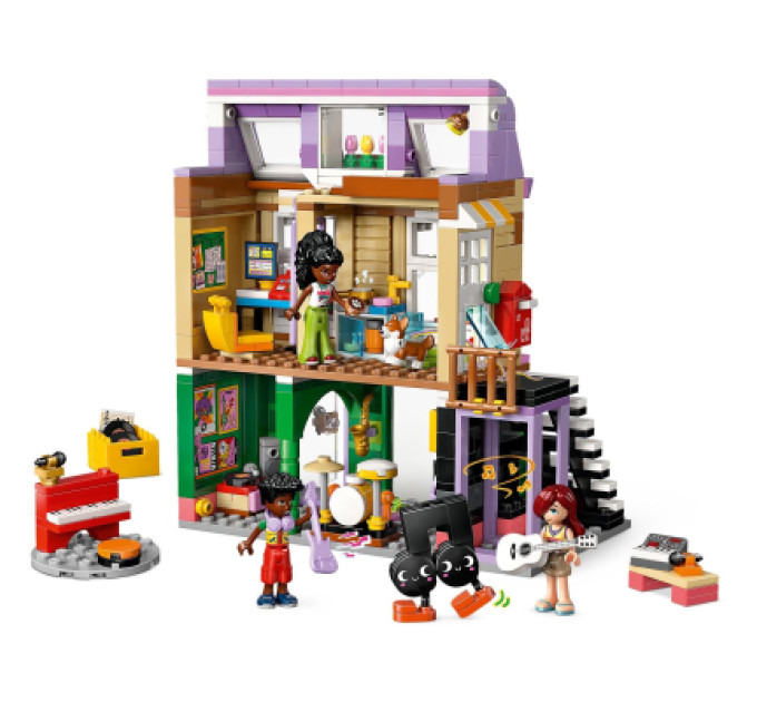 LEGO Конструктор LEGO Friends Музичний магазин та квартира (42653)