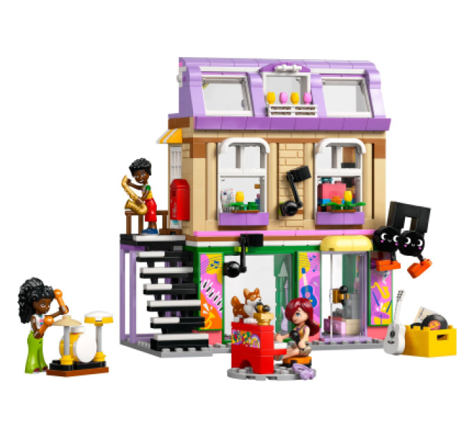 LEGO Конструктор LEGO Friends Музичний магазин та квартира (42653)