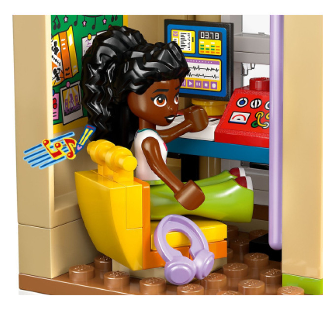 LEGO Конструктор LEGO Friends Музичний магазин та квартира (42653)