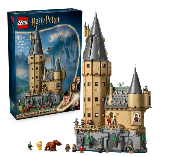 LEGO Конструктор LEGO Harry Potter Замок Хогвартс: головна вежа (76454)