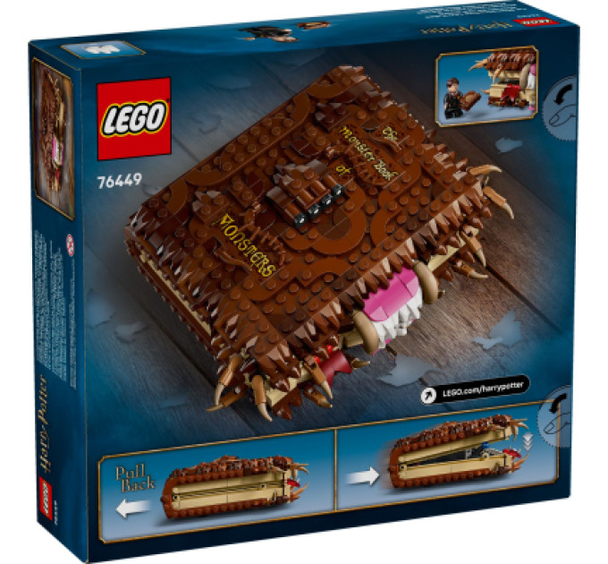 LEGO Конструктор LEGO Harry Potter Куслива Жахлива книга жахів (76449)