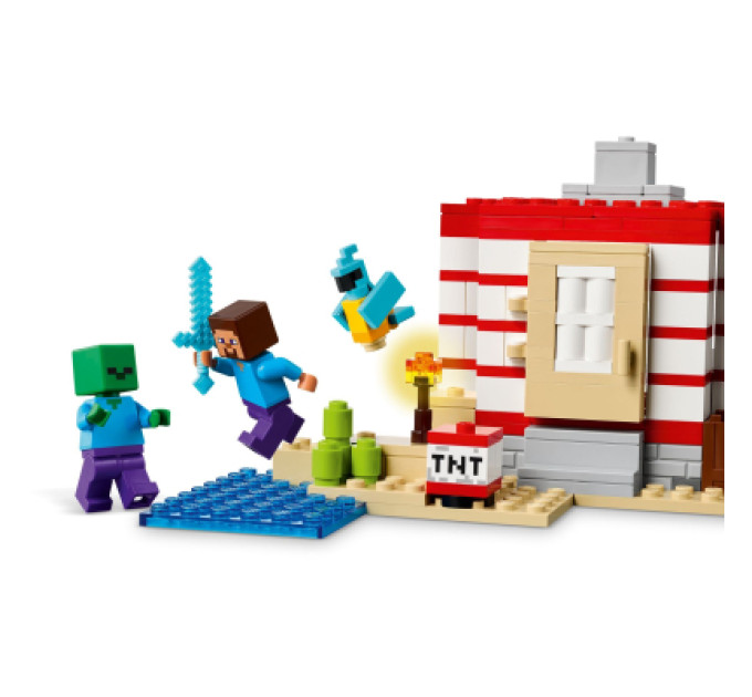 LEGO Конструктор LEGO Minecraft Будинок із вибухівки в джунглях (21275)