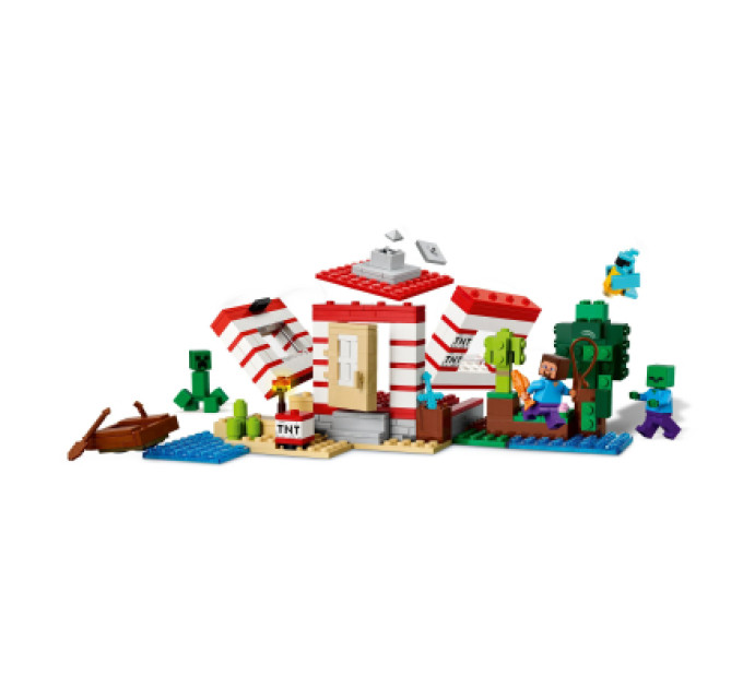LEGO Конструктор LEGO Minecraft Будинок із вибухівки в джунглях (21275)