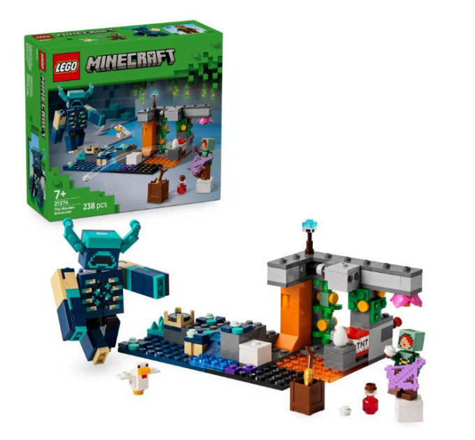 LEGO Конструктор LEGO Minecraft Зустріч із Захисником (21274)