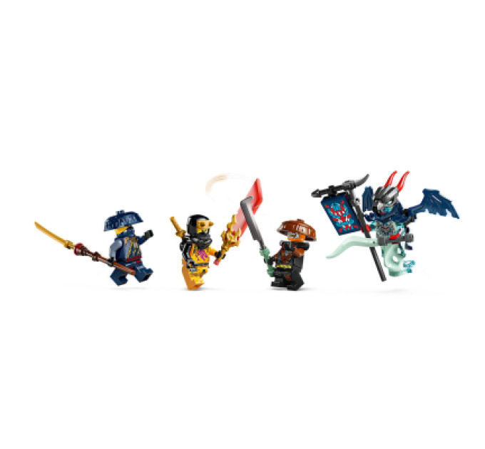 LEGO Конструктор LEGO NINJAGO Розбійник: Робот-вершник на драконі (71843)