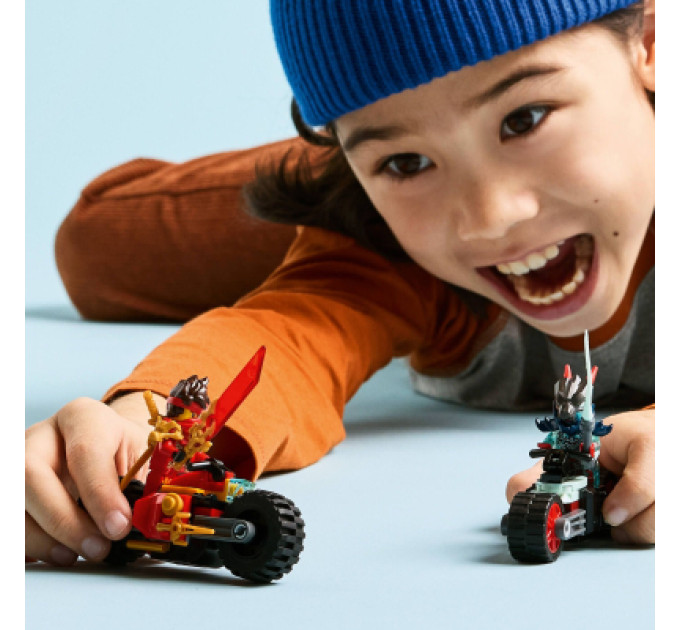 LEGO Конструктор LEGO NINJAGO Швидкісна гонка Кая на мотоциклі (71838)