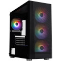 1stPlayer Корпус 1stPlayer FD5-M-BK-4F1 Black без БЖ