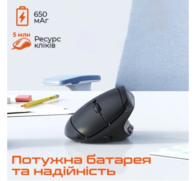 Meetion Мишка Meetion BTM008 Wireless/Bluetooth Black (MT-BTM008-A)