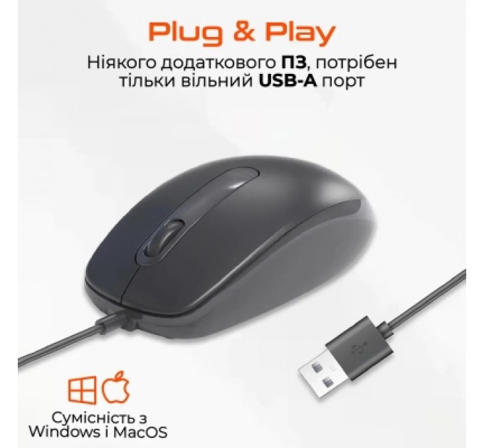 Meetion Мишка Meetion M100 USB Black (MT-M100-A)