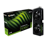 Відеокарта GF RTX 5060 Ti  8GB GDDR7 Dual Palit (NE7506T019P1-GB2062D)