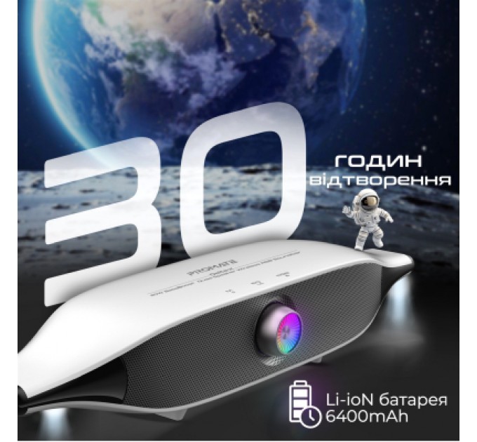 Promate Акустична система Promate Delta-X 20W White (delta-x.white)