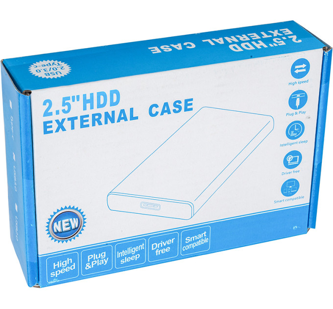 PowerPlant Зовнішня кишеня PowerPlant для HDD 2.5" USB2.0 (HC380039)