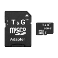 T&G Карта пам`ятi MicroSDHC 8GB UHS-I Class 10 T&G + SD-adapter (TG-8GBSD10U1-01)