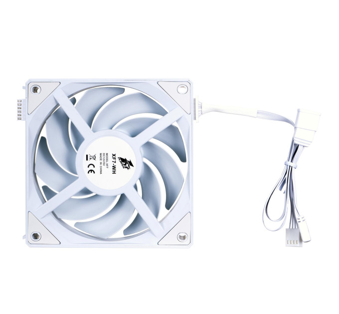 1stPlayer Вентилятор 1stPlayer XF7 White (XF7-WH-1IN1)