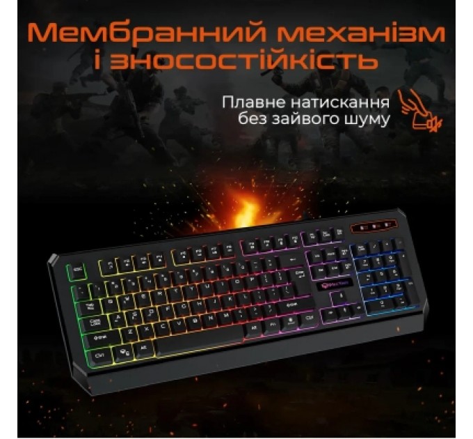 Meetion Клавіатура Meetion K9320 USB UA Black (MT-K9320-A-RUA)