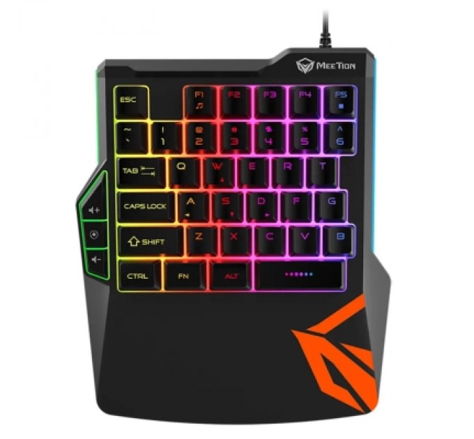Meetion Клавіатура Meetion KB015 USB Black/Orange (MT-KB015-A)