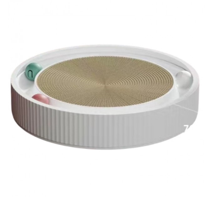 Lapka Дряпка (кігтеточка) для котів Lapka Скрапер «2-в-1» Кругла (LPK-17)