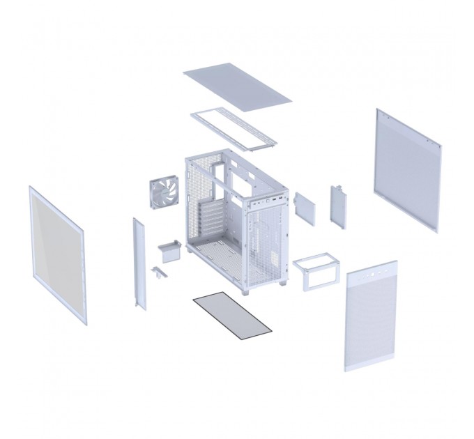 ASUS Корпус Asus Prime AP303 TG White (90DC00V3-B39010)