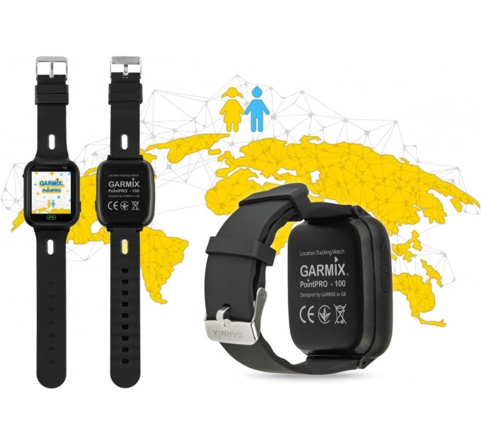 GARMIX Дитячий смарт-годинник Garmix PointPRO-100 WiFi Black