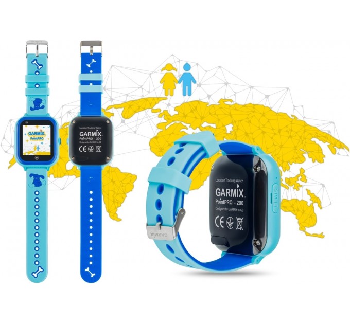 GARMIX Дитячий смарт-годинник Garmix PointPRO-200 4G/GPS/WiFi Blue