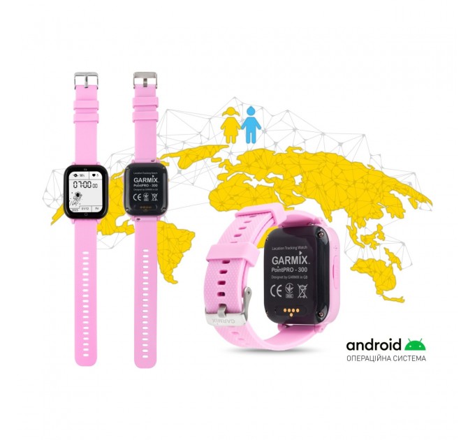 GARMIX Дитячий смарт-годинник Garmix PointPRO-300 4G/GPS/WiFi Purple