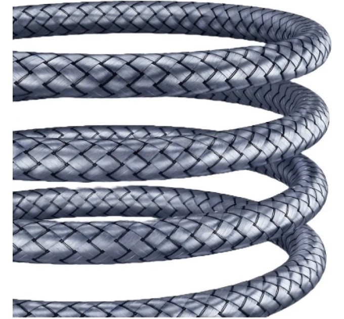 Essager Кабель мультимедійний 3.5mm M to 3.5mm M 2.0m gray Essager (EYP35-DYA0G)