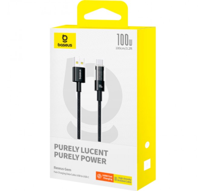 Baseus Дата кабель USB 2.0 AM to USB-C 1.0m 100W (20V/5A) Baseus (P10373002111-00)