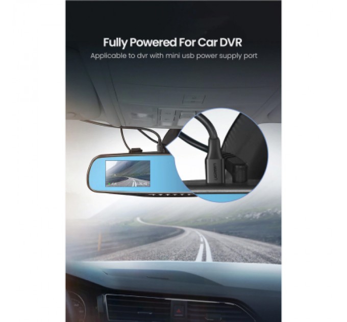 Ugreen Дата кабель USB 2.0 AM to Mini 5P 0.5m black Ugreen (10354)