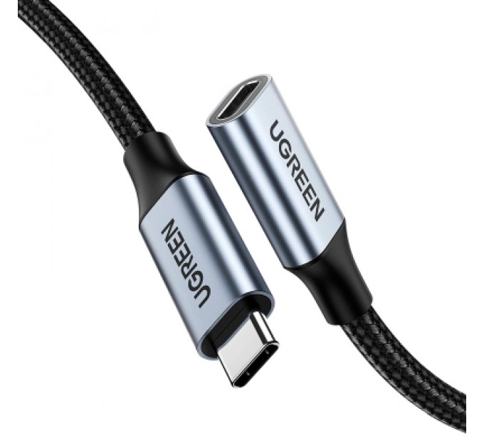 Ugreen Дата кабель USB-C M/F 0.5m 5A USB 3.1 Gen2 10Gbps black Ugreen (80810)