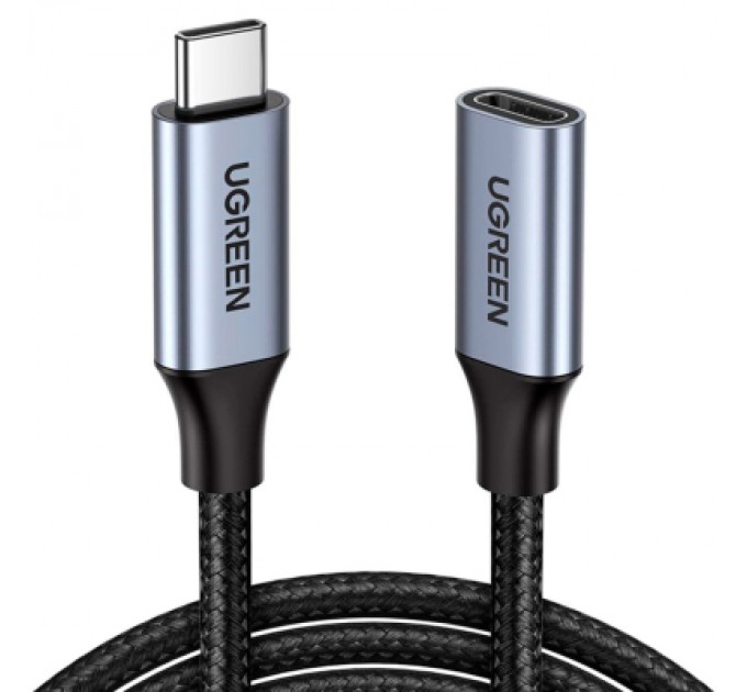 Ugreen Дата кабель USB-C M/F 0.5m 5A USB 3.1 Gen2 10Gbps black Ugreen (80810)