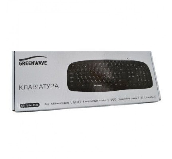 Greenwave Клавіатура Greenwave KB-MM-801 black (R0015248)