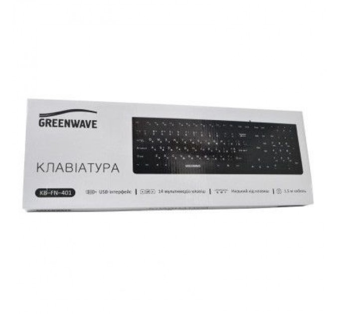 Greenwave Клавіатура Greenwave KB-FN-401 black (R0015249)