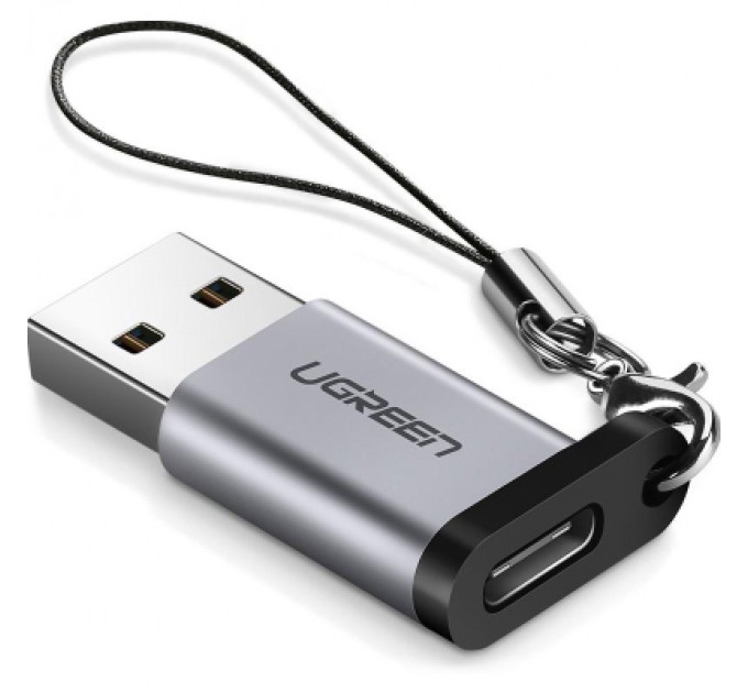 Ugreen Перехідник USB 3.0 AM to USB-C F gray Ugreen (50533)