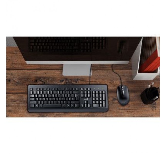 Комплект Genius KM-160 Black Ukr (31330001419)