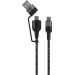 4smarts Кабель 4smarts 310 USB + USB Type-C - USB Type-C (M/M), 1.5 м, Black (4250774954856)
