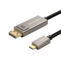 Cabletime Кабель Cabletime USB Type-C - DisplayPort (M/M), 2 м, Black (CC23H)