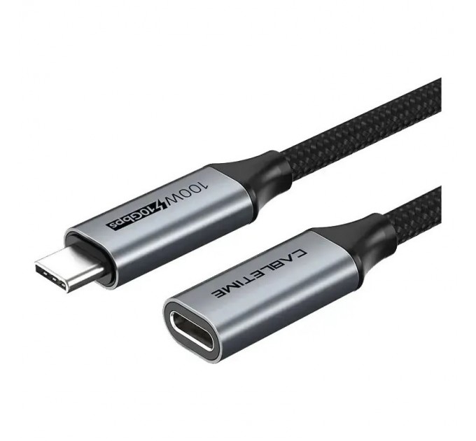 Cabletime Кабель Cabletime USB Type-C - USB Type-C (M/F) PD 100W, 0.5 м, White (CU21E)