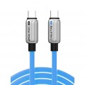 Cabletime Кабель Cabletime USB Type-C - USB Type-C (M/M) PD 240W, 2 м, Blue (CU05L)