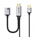 Cabletime Перехідник Cabletime HDMI - DisplayPort (M/F), 0.2 м (CP51B)